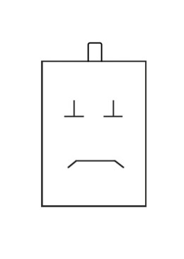 Estuche negro flocado para conjunto de joyería bisutería joyas V-3-J