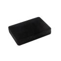 Schwarzes beflocktes Halskettenetui 180 x 123 x 33 mm V-5-C