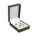 Écrin en simili-cuir vert pour parure 60 x 76 x 30 mm J-04-J-VE