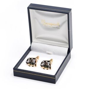 Estuche polipiel azul para gemelos 66x71x36 mm. J-08-G-A
