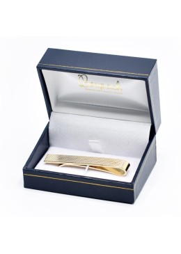 Estuche polipiel azul para sujeta corbatas 74x48x40 mm. J-05-S-A