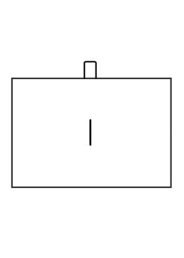 Estuche polipiel azul para sujeta corbatas de joyería bisutería joyas J-05-S-A