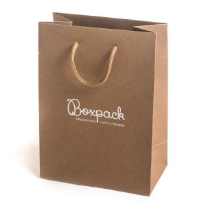 Kraft paper bag for jewelry and watches 180 x 250 x 100 mm BK-L