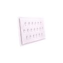 Panneau présentoir 240 x 160 mm CD-PF107 - microfibre Lilas clair MF-97