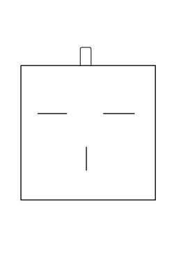 Estuche polipiel rojo para gemelos y sujeta corbatas de joyería bisutería joyas J-09-GS-R