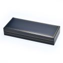 Blaues Schlüsselanhänger-Etui aus Kunstleder 177 x 60 x 25 mm J-16-LL-A