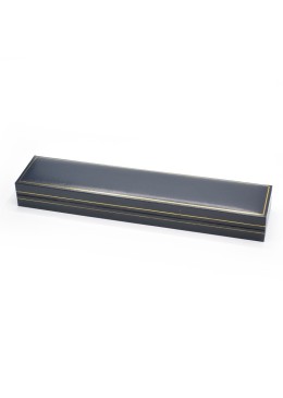 Estuche polipiel azul para pulsera 223x51x27 mm. J-01-PE-A