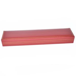 Rotes Armbandetui aus Kunstleder 223 x 51 x 27 mm J-01-PE-R