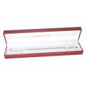Rotes Armbandetui aus Kunstleder 223 x 51 x 27 mm J-01-PE-R