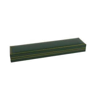 Astuccio in similpelle per bracciale, verde 223 x 51 x 27 mm J-01-PE-VE