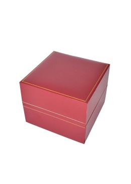 Estuche polipiel rojo para reloj 90x90x75 mm. J-18-R-R