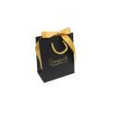 Shopper di carta opaca Ribbons per gioielli e orologi 120 x 150 x 65 mm BR-M-N