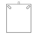 Green faux leather case for jewellery necklaces – J-15-C-VE