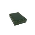 Estuche polipiel verde para collar 110x155x34 mm. J-15-C-VE