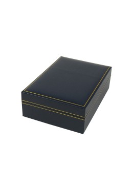 Estuche polipiel azul para medalla con cordon 110x155x50 mm. J-15-MC-A