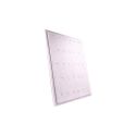 Panneau présentoir 250 x 320 mm CD-PF112 - microfibre Lilas clair MF-97