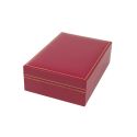 Estuche polipiel rojo para medalla con cordon 110x155x50 mm. J-15-MC-R