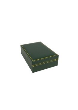 Estuche polipiel verde para medalla con cordon 110x155x50 mm. J-15-MC-VE