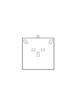 Estuche polipiel azul para conjunto de joyería bisutería joyas J-02-A-A