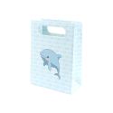 Bolsa de papel infantil azul para joyería y bisutería 110x150x50 mm B-AN