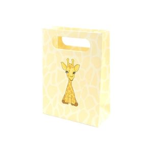 Sac en papier pour bijoux pour enfants, jaune 110 x 150 x 50 mm B-AN