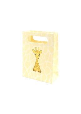 Bolsa de papel infantil amarilla para joyería y bisutería 110x150x50 mm B-AN