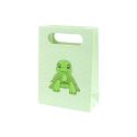 Paper bag for kids, green 110 x 150 x 50 mm B-AN