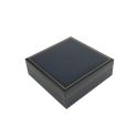 Estojo para medalha com cordão em pele sintética, azul 160 x 160 x 53 mm J-02-MC-A