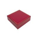 Estuche polipiel rojo para medalla con cordon 160x160x53 mm. J-02-MC-R