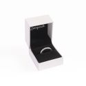Écrin en simili-cuir blanc pour bague 47 x 52 x 40 mm FR-2-S-N