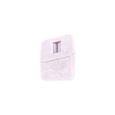 Présentoir à bague 36 x 36 x 37 mm CD-S101 - microfibre Lilas clair MF-97