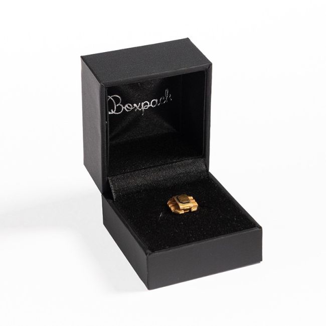 Estuche polipiel negro para pin 47x52x40 mm. C-2-PI