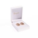 Estuche polipiel blanco para pendientes 59x79x24 mm. FR-3-P-B