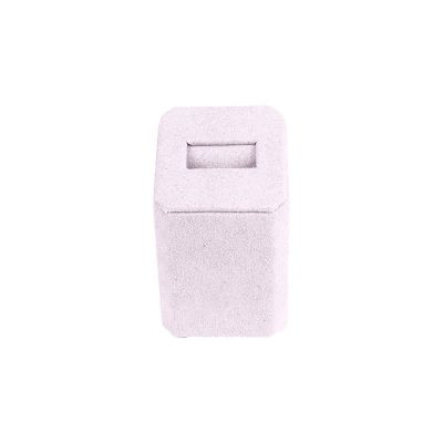 Présentoir à bague 36 x 36 x 57 mm CD-S102 - microfibre Lilas clair MF-97