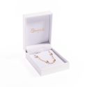 Estuche polipiel blanco para colgante 59x79x24 mm. FR-3-C-B