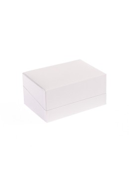 Estuche polipiel blanco para alianzas 74x48x40 mm. FR-8-A-B