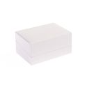 Estuche polipiel blanco para alianzas 74x48x40 mm. FR-8-A-B