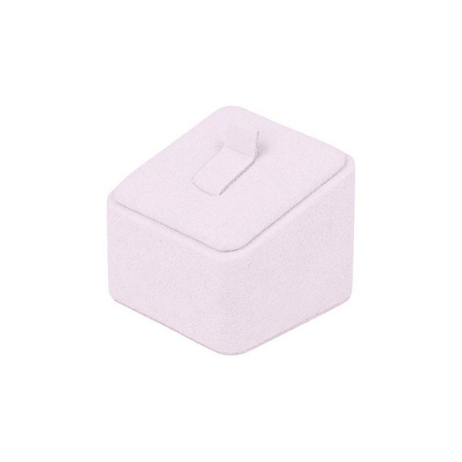 Espositore per anelli 38 x 38 x 30 mm CD-S111 - microfibra Lilla chiaro MF-97