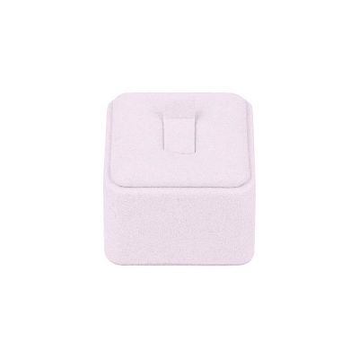 Expositor para anel 38 x 38 x 30 mm CD-S111 - microfibra Lilás claro MF-97