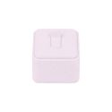 Présentoir à bague 38 x 38 x 30 mm CD-S111 - microfibre Lilas clair MF-97