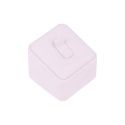Présentoir à bague 38 x 38 x 30 mm CD-S111 - microfibre Lilas clair MF-97
