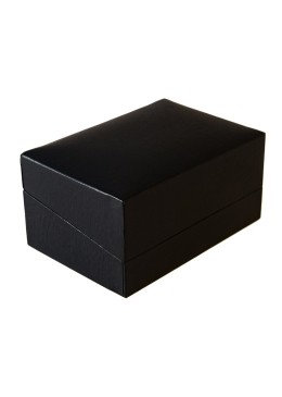 Estuche polipiel negro para alianzas 74x48x40 mm. C-8-A