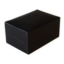 Écrin en simili-cuir noir pour alliances 74 x 48 x 40 mm C-8-A