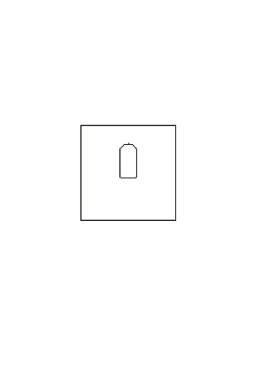 Estuche polipiel negro para anillo patilla de joyería bisutería joyas C-10-SP