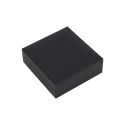 Estuche polipiel negro para pendientes 87x91x30 mm. C-4-P