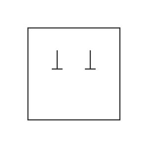 Black faux leather case for earrings, costume jewellery and jewellery C-4-P