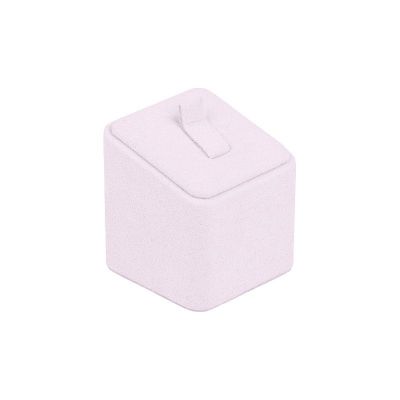 Expositor para anel 38 x 38 x 40 mm CD-S112 - microfibra Lilás claro MF-97