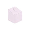 Présentoir à bague 38 x 38 x 40 mm CD-S112 - microfibre Lilas clair MF-97