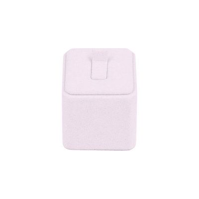 Espositore per anelli 38 x 38 x 40 mm CD-S112 - microfibra Lilla chiaro MF-97