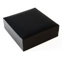 Schwarzes Anhängeretui aus Kunstleder 87 x 91 x 30 mm C-4-C